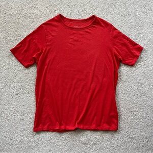 Men’s Everlane Lightweight‎ Red Cotton T-Shirt